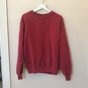Red champion sweatshirt size medium